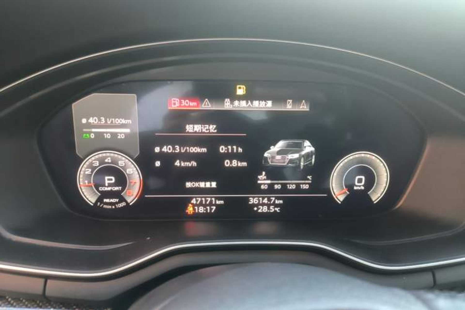 Used Audi A4L 2022 45 TFSI quattro Prestige Dynamic Edition Instrument Cluster