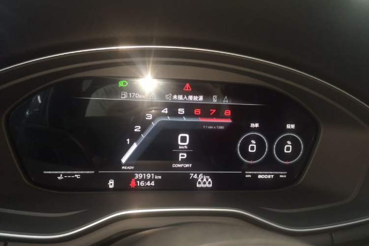Used Audi A4L 2022 40 TFSI Luxury Dynamic Model Instrument Cluster