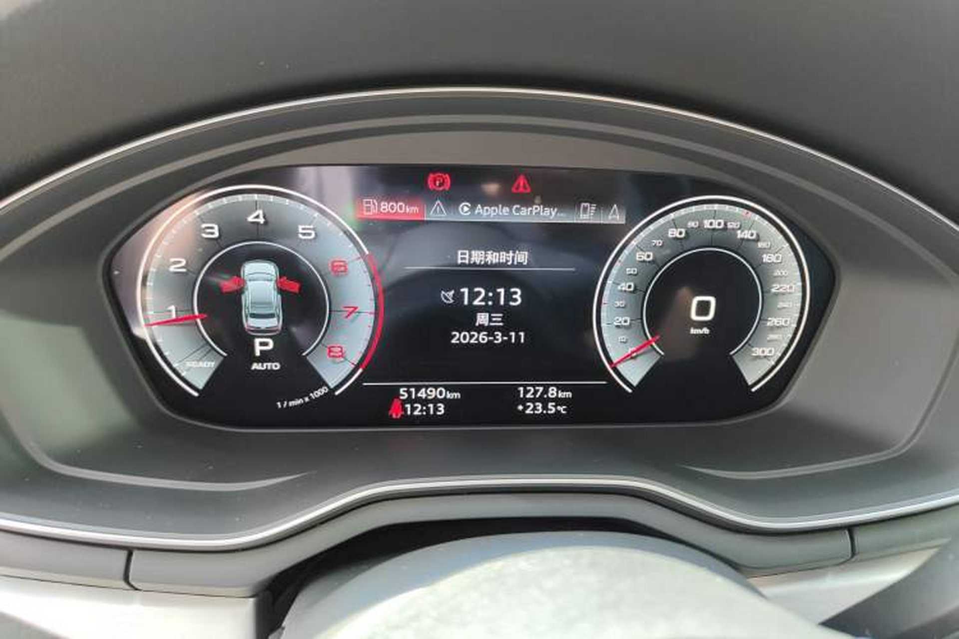 Used Audi A4L 2022 40 TFSI Luxury Dynamic Model Instrument Cluster