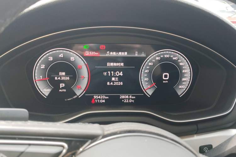 Used Audi A4L 2022 40 TFSI Luxury Dynamic Model Instrument Cluster