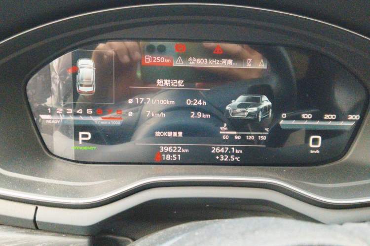 Used Audi A4L 2022 40 TFSI Luxury Dynamic Model Instrument Cluster