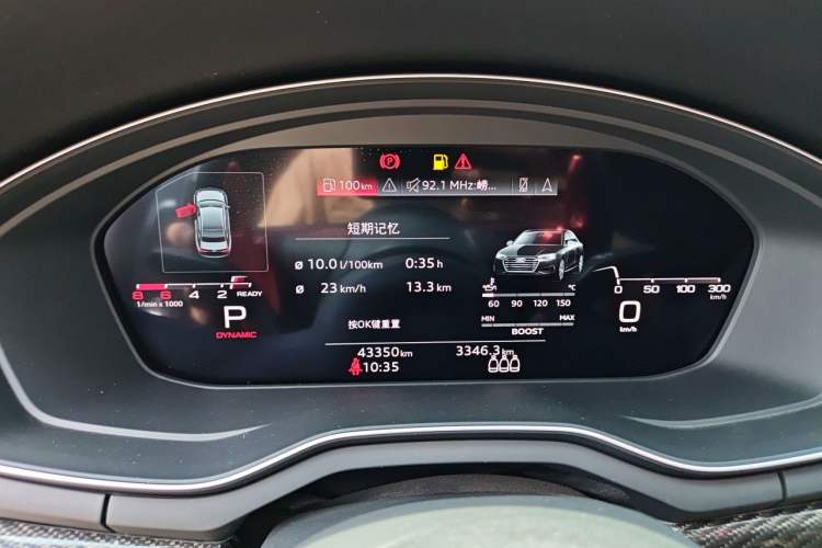 Used Audi A4L 2022 40 TFSI Luxury Dynamic Model Instrument Cluster