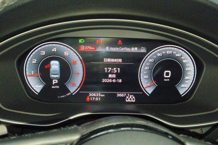 Used Audi A4L 2022 40 TFSI Fashion Dynamic Model Instrument Cluster
