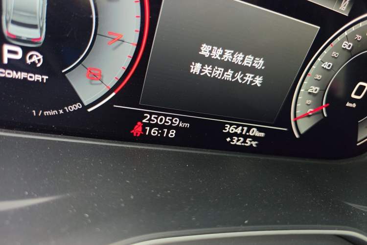 Used Audi A4L 2022 40 TFSI Stylish and Elegant Edition Odometer Close Up
