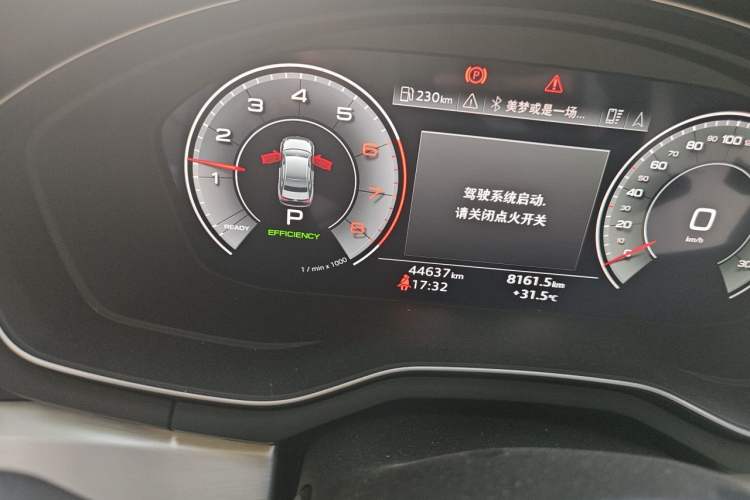 Used Audi A4L 2022 40 TFSI Luxury Dynamic Model Odometer Close Up