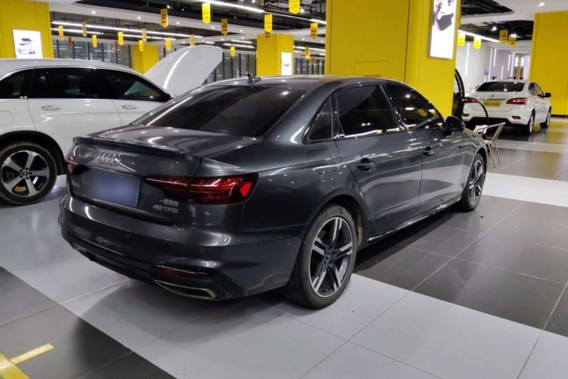 Used Audi A4L 2022 40 TFSI Luxury Dynamic Model Rear Right 45 Deg