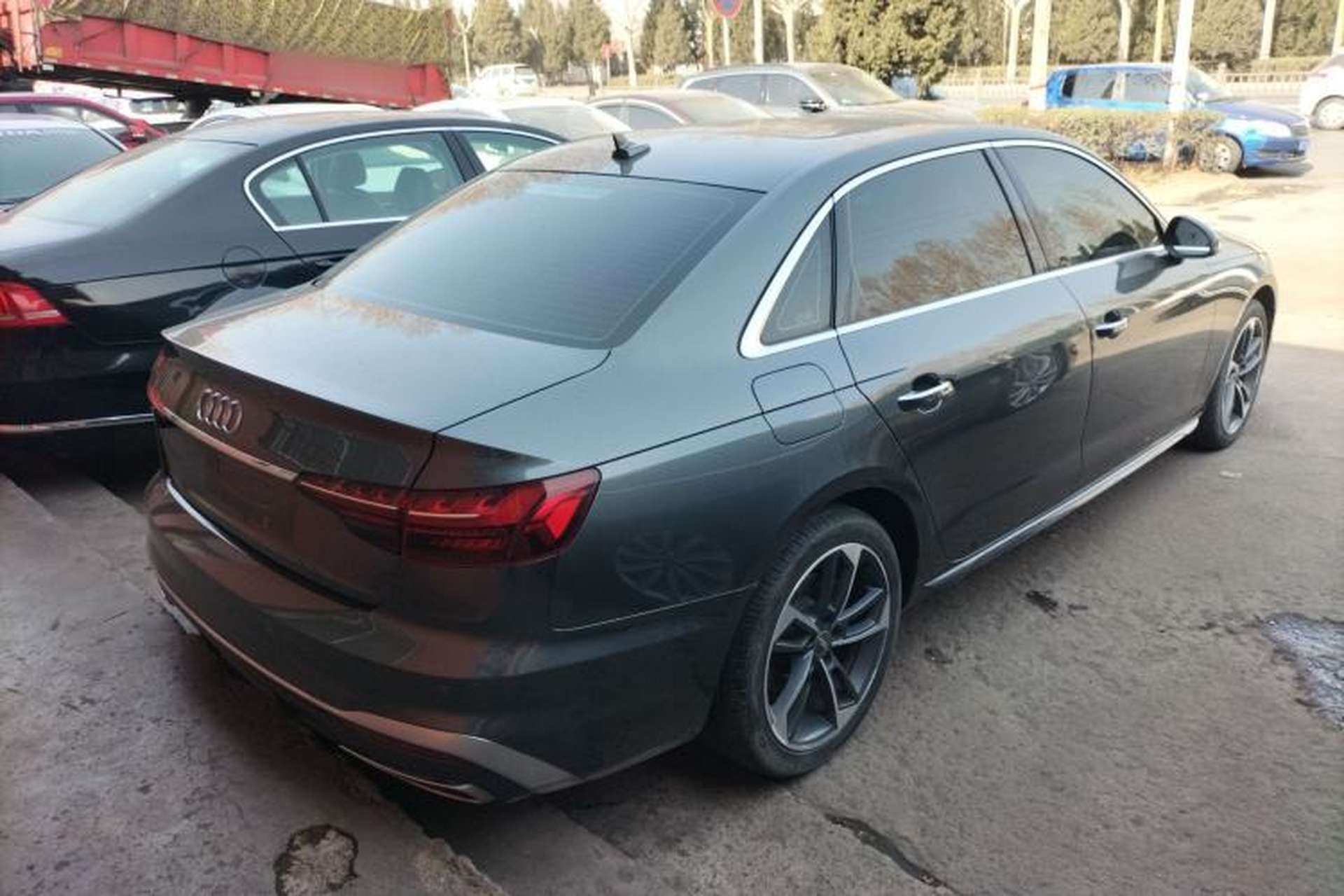 Used Audi A4L 2022 40 TFSI Fashion Dynamic Model Rear Right 45 Deg