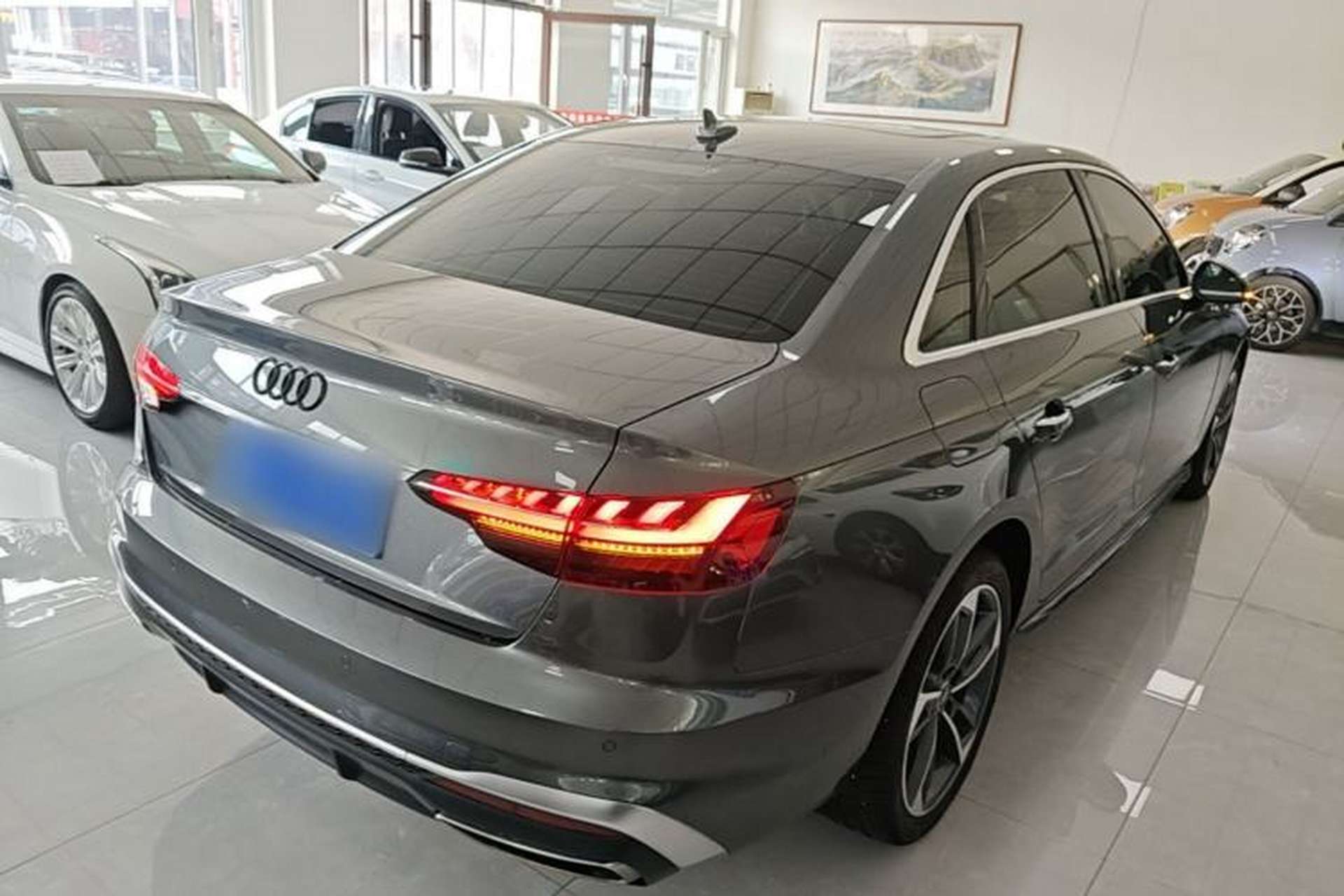 Used Audi A4L 2022 40 TFSI Fashion Dynamic Model Rear Right 45 Deg