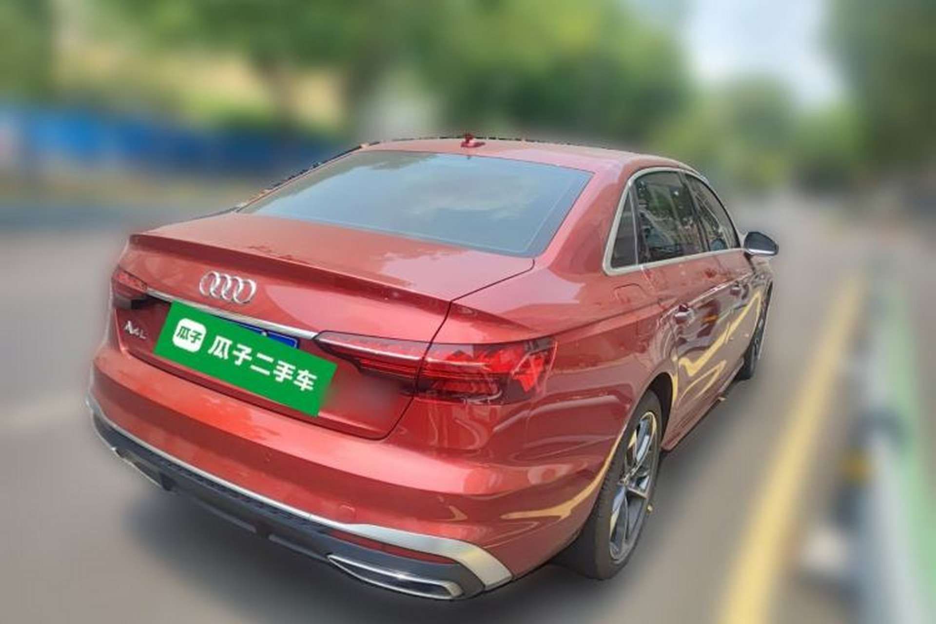 Used Audi A4L 2022 40 TFSI Fashion Dynamic Model Rear Right 45 Deg