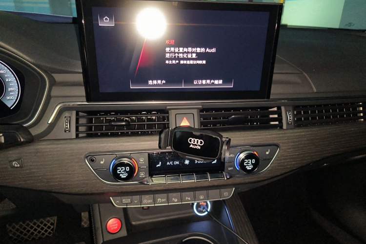 Used Audi A4L 2022 40 TFSI Luxury Prestige Edition Audio And AC Panel