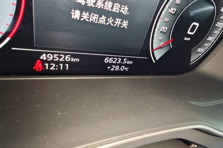 Used Audi A4L 2022 45 TFSI quattro Prestige Dynamic Edition Odometer Close Up
