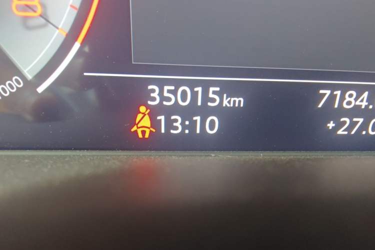 Used Audi A4L 2022 40 TFSI Luxury Prestige Edition Odometer Close Up