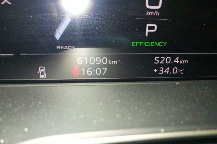 Used Audi A4L 2022 40 TFSI Fashion Dynamic Model Odometer Close Up