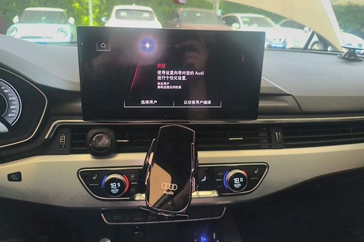 Used Audi A4L 2022 40 TFSI Luxury Dynamic Model Audio And AC Panel