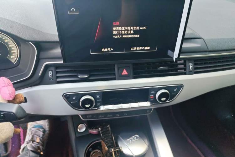 Used Audi A4L 2022 40 TFSI Luxury Dynamic Model Audio And AC Panel