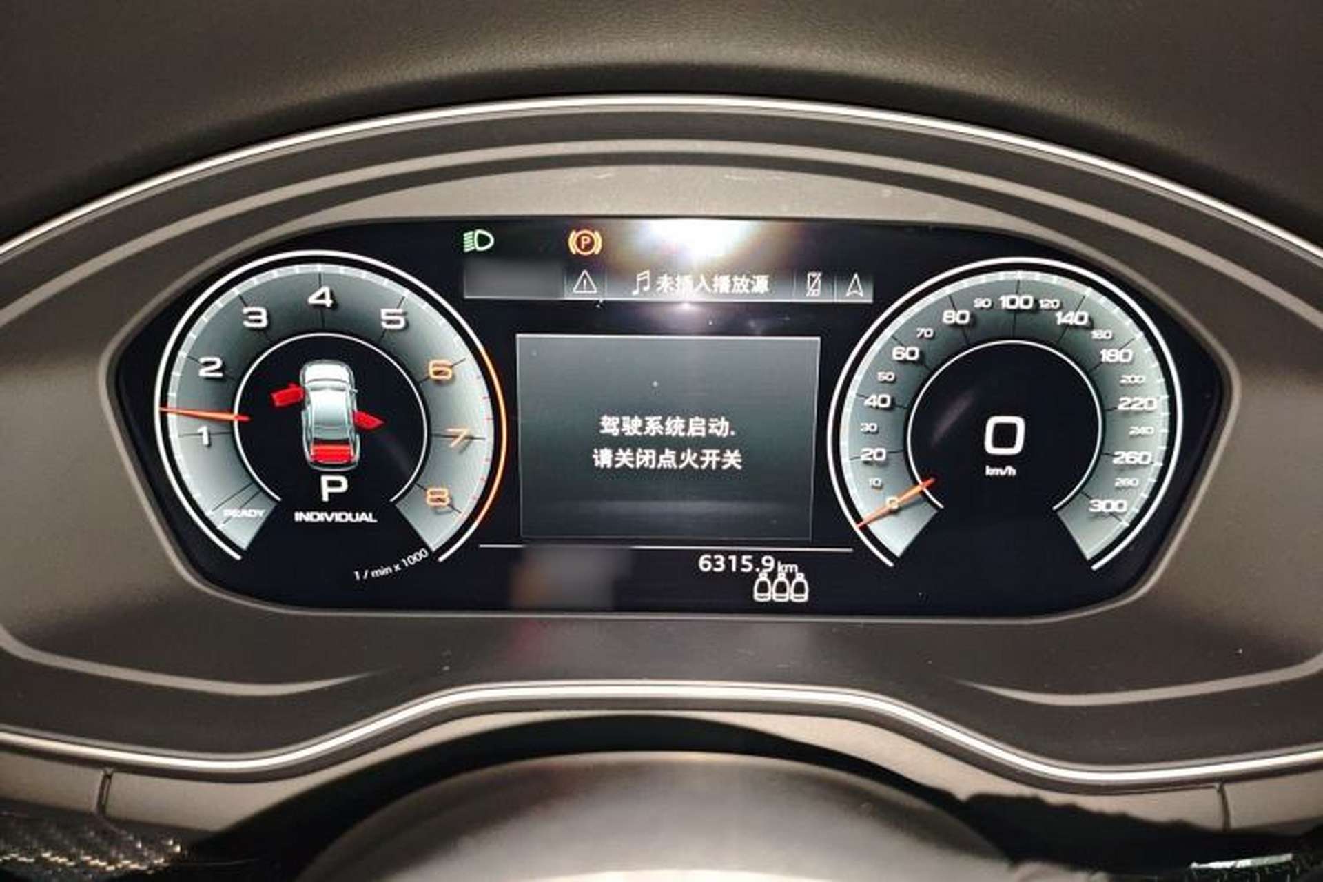 Used Audi A4L 2022 40 TFSI Luxury Dynamic Model Instrument Cluster