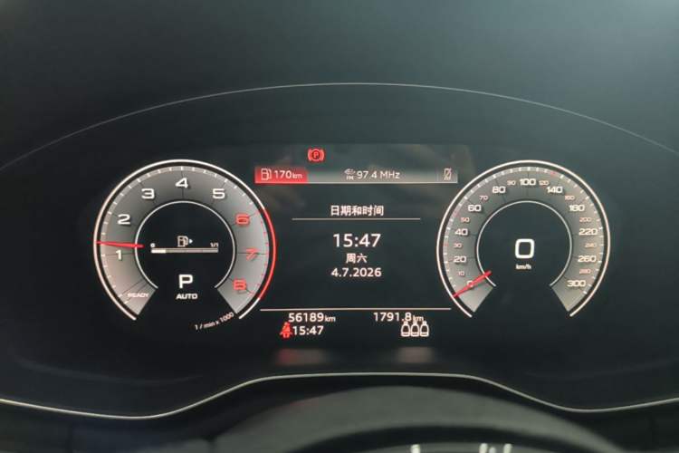 Used Audi A4L 2022 40 TFSI Fashion Dynamic Model Instrument Cluster