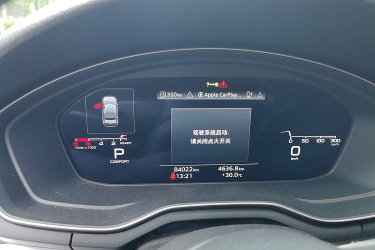 Used Audi A4L 2022 40 TFSI Luxury Dynamic Model Instrument Cluster