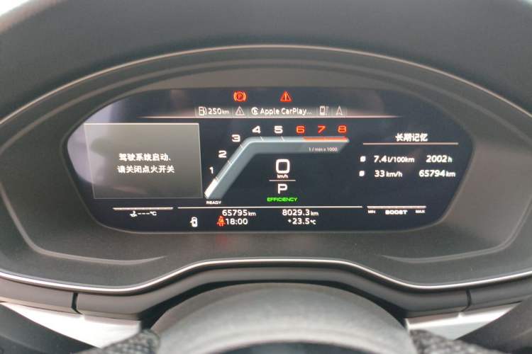 Used Audi A4L 2022 40 TFSI Luxury Dynamic Model Instrument Cluster
