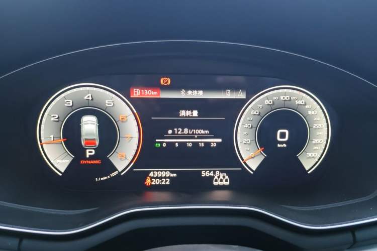 Used Audi A4L 2022 40 TFSI Luxury Dynamic Model Instrument Cluster