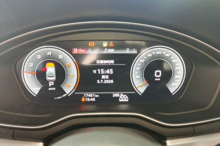 Used Audi A4L 2022 40 TFSI Luxury Dynamic Model Instrument Cluster