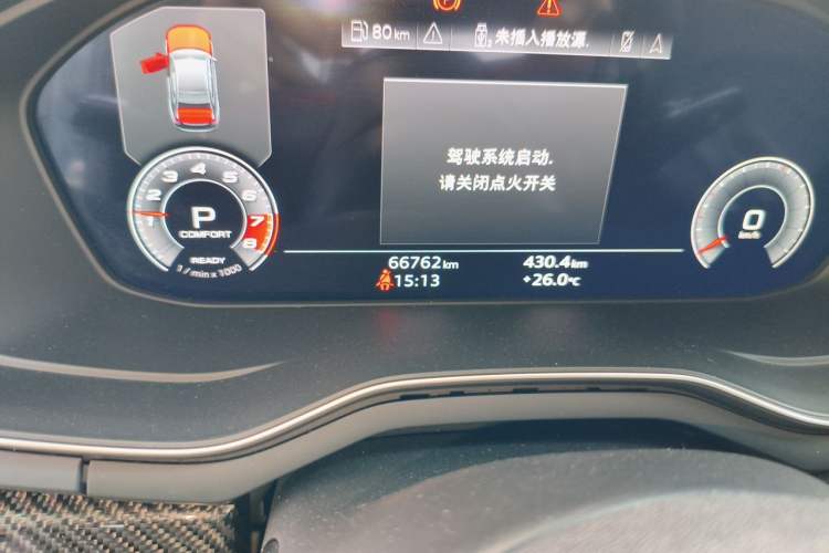 Used Audi A4L 2022 45 TFSI quattro Prestige Dynamic Edition Odometer Close Up