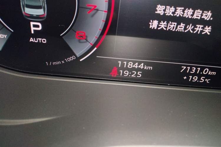 Used Audi A4L 2022 40 TFSI Luxury Dynamic Model Odometer Close Up