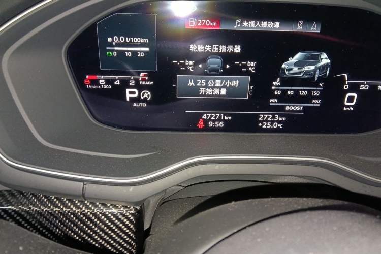Used Audi A4L 2022 45 TFSI quattro Prestige Dynamic Edition Odometer Close Up