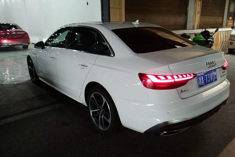 Used Audi A4L 2022 40 TFSI Luxury Dynamic Model Rear Left 45 Deg