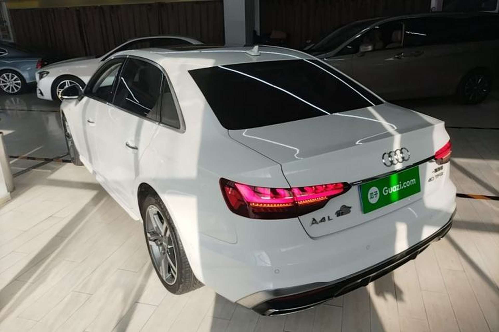 Used Audi A4L 2022 40 TFSI Luxury Dynamic Model Rear Left 45 Deg