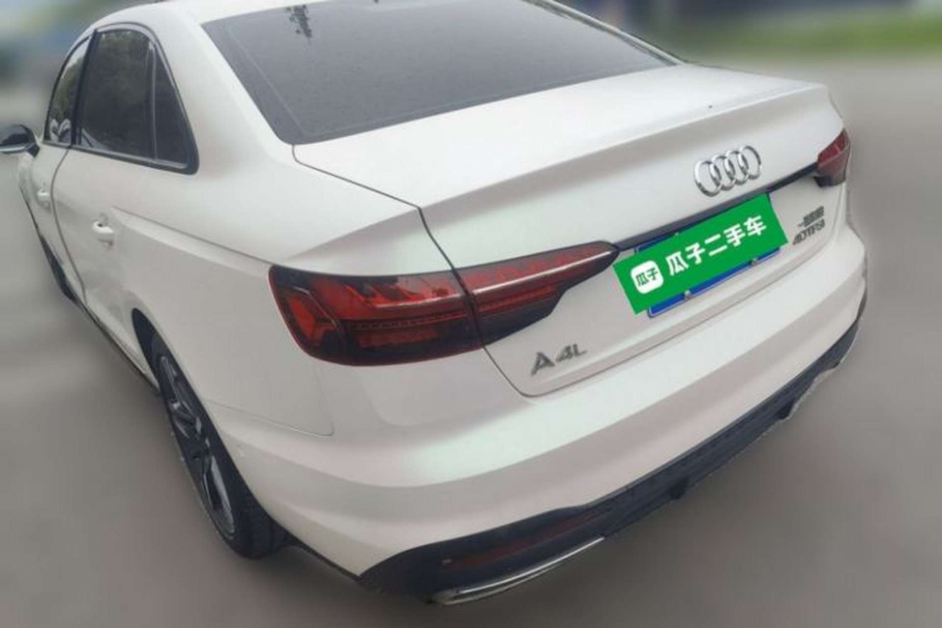 Used Audi A4L 2022 40 TFSI Luxury Dynamic Model Rear Left 45 Deg