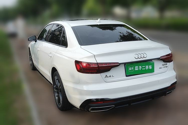 Used Audi A4L 2022 40 TFSI Luxury Dynamic Model Rear Left 45 Deg
