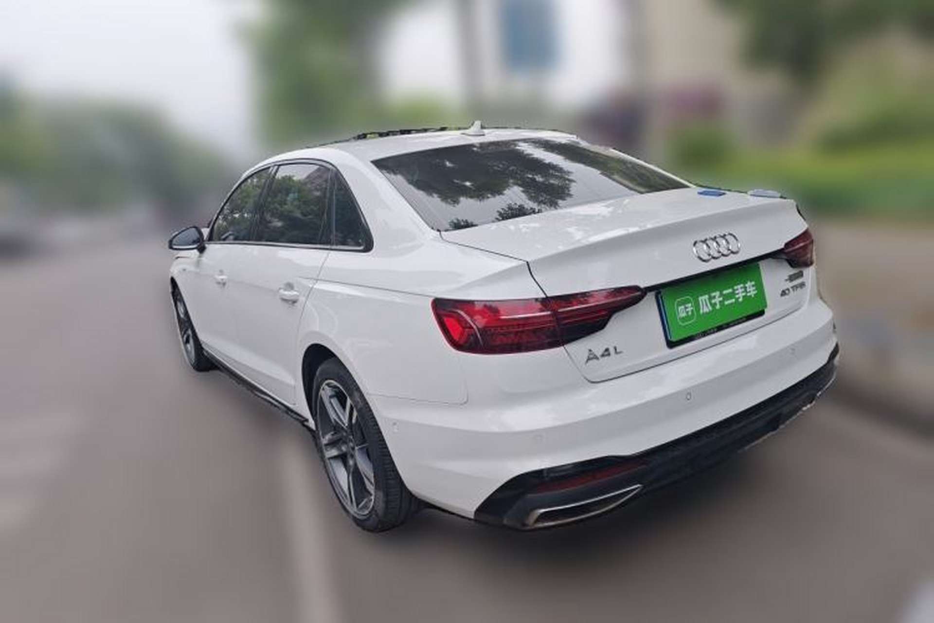 Used Audi A4L 2022 40 TFSI Luxury Dynamic Model Rear Left 45 Deg