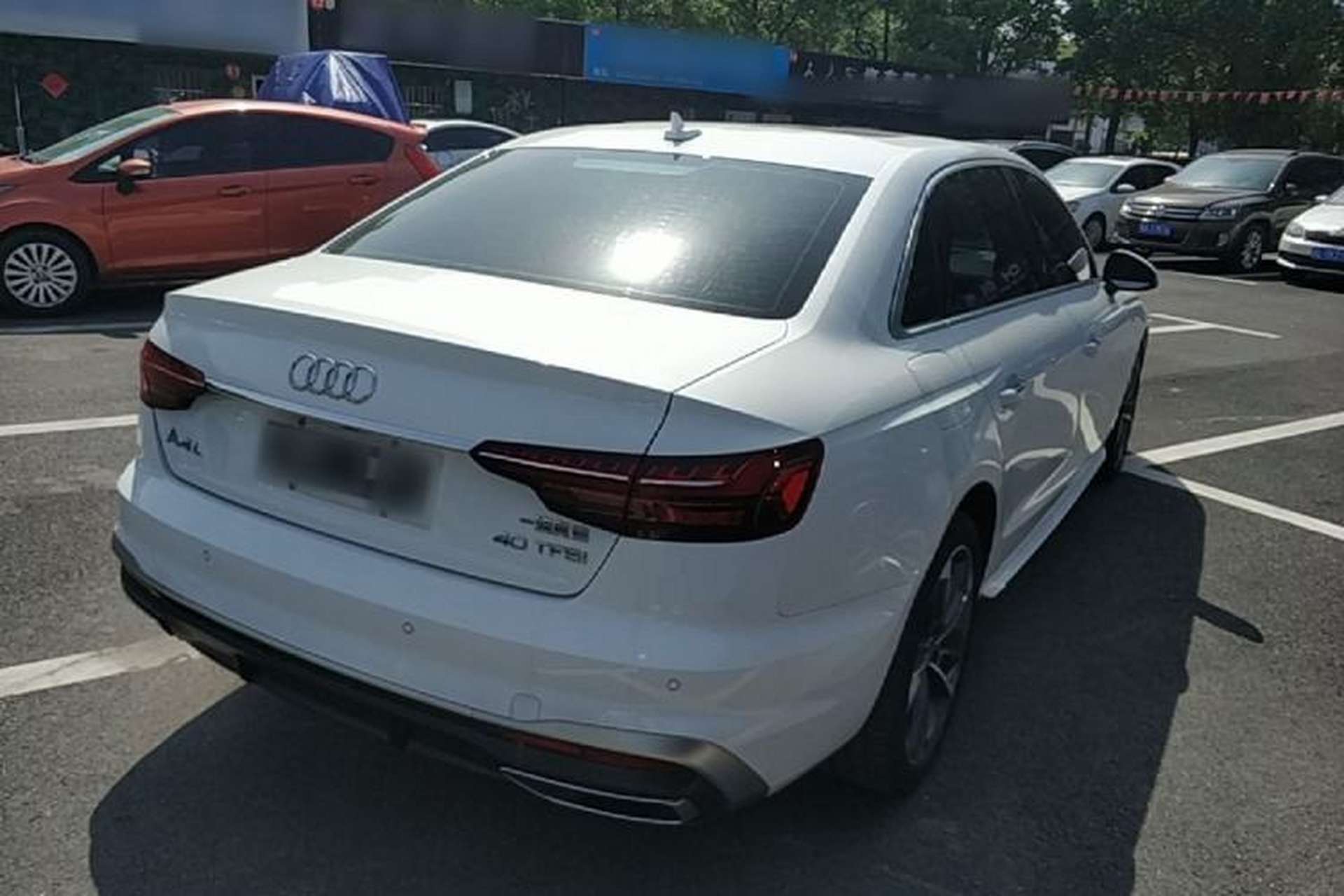 Used Audi A4L 2022 40 TFSI Fashion Dynamic Model Rear Right 45 Deg