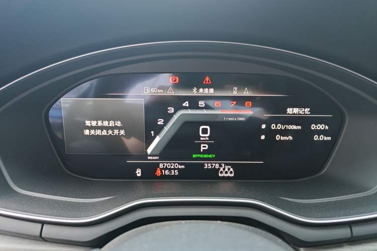 Used Audi A4L 2023 40 TFSI Luxury Dynamic Model Instrument Cluster