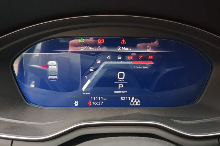 Used Audi A4L 2023 40 TFSI Fashion Dynamic Model Instrument Cluster