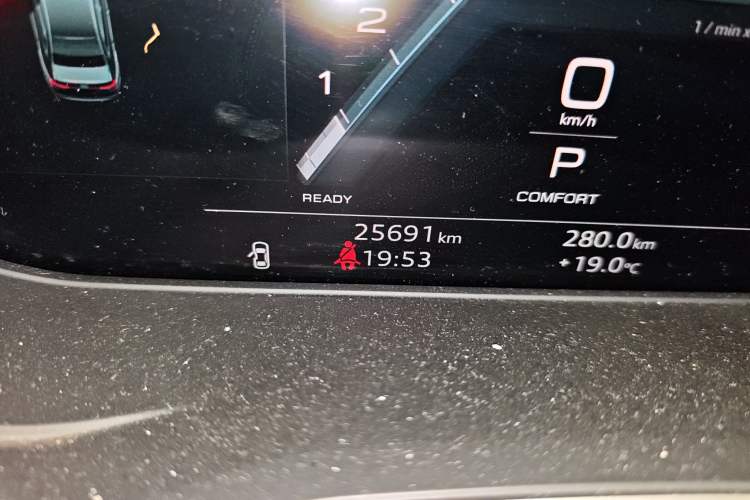 Used Audi A4L 2023 45 TFSI quattro Prestige Dynamic Edition Odometer Close Up