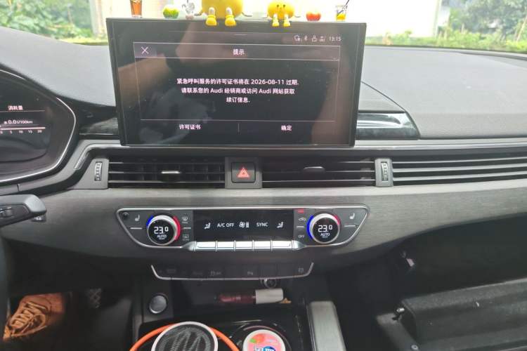 Used Audi A4L 2023 40 TFSI Luxury Dynamic Model Audio And AC Panel