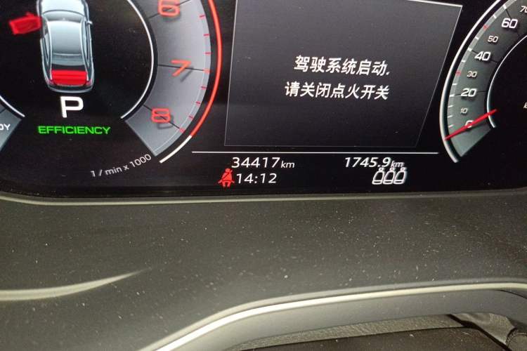 Used Audi A4L 2023 40 TFSI Luxury Dynamic Model Odometer Close Up