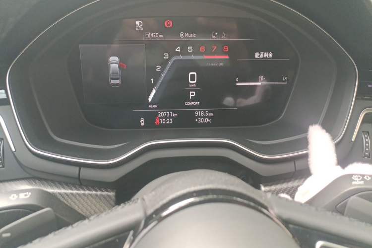 Used Audi A4L 2023 40 TFSI quattro Luxury Dynamic Edition Odometer Close Up