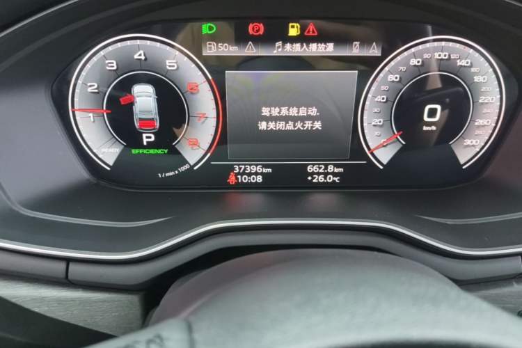 Used Audi A4L 2023 40 TFSI Luxury Dynamic Model Odometer Close Up
