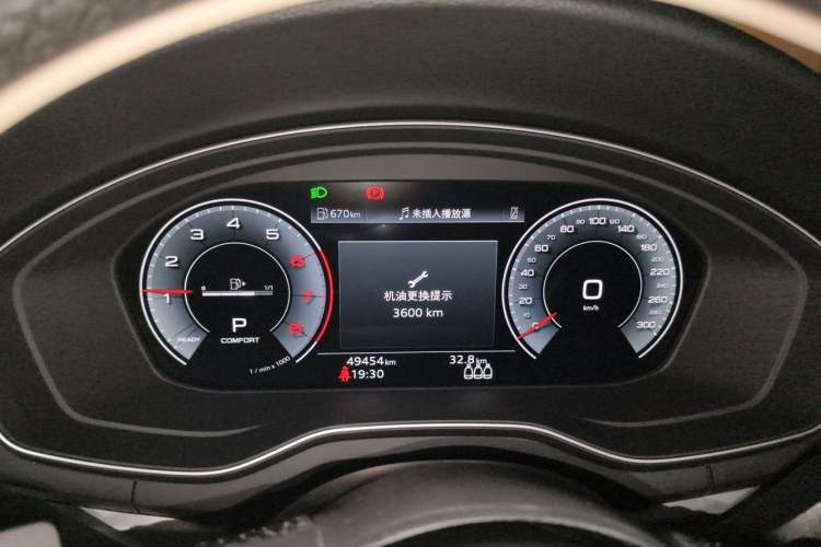 Used Audi A4L 2023 40 TFSI Fashion Dynamic Model Instrument Cluster