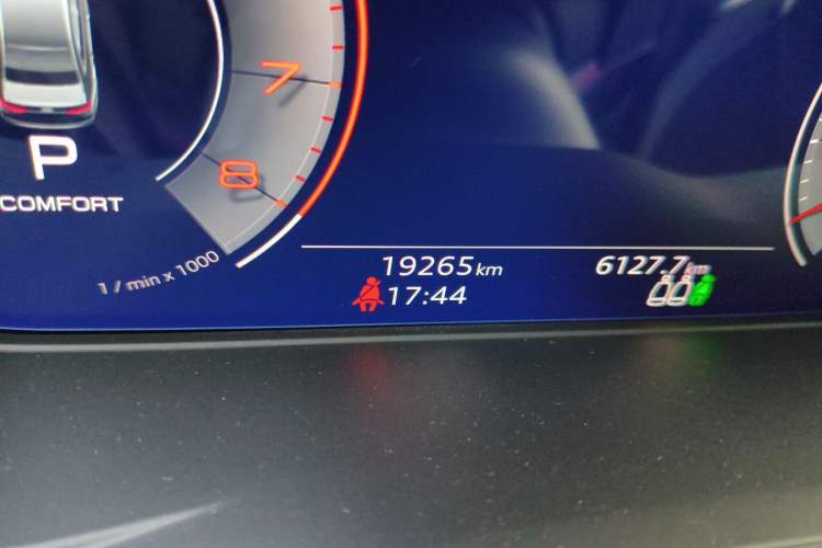 Used Audi A4L 2023 40 TFSI Fashion Dynamic Model Odometer Close Up