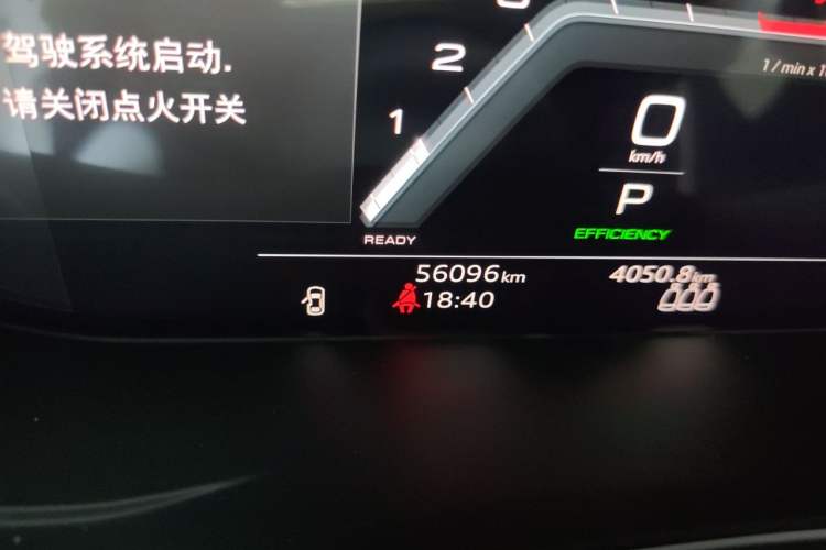 Used Audi A4L 2023 40 TFSI Luxury Dynamic Model Odometer Close Up