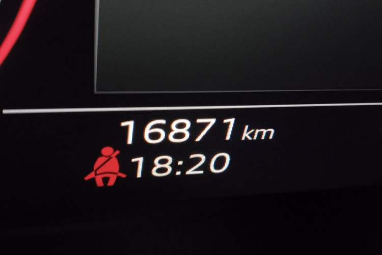 Used Audi A4L 2023 40 TFSI Fashion Dynamic Model Odometer Close Up