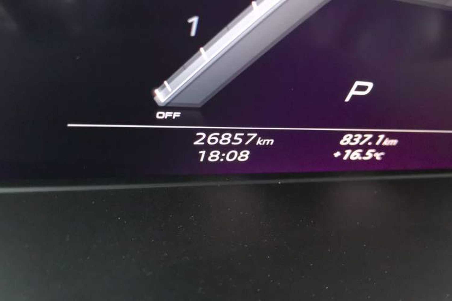 Used Audi A4L 2023 40 TFSI Fashion Dynamic Model Odometer Close Up