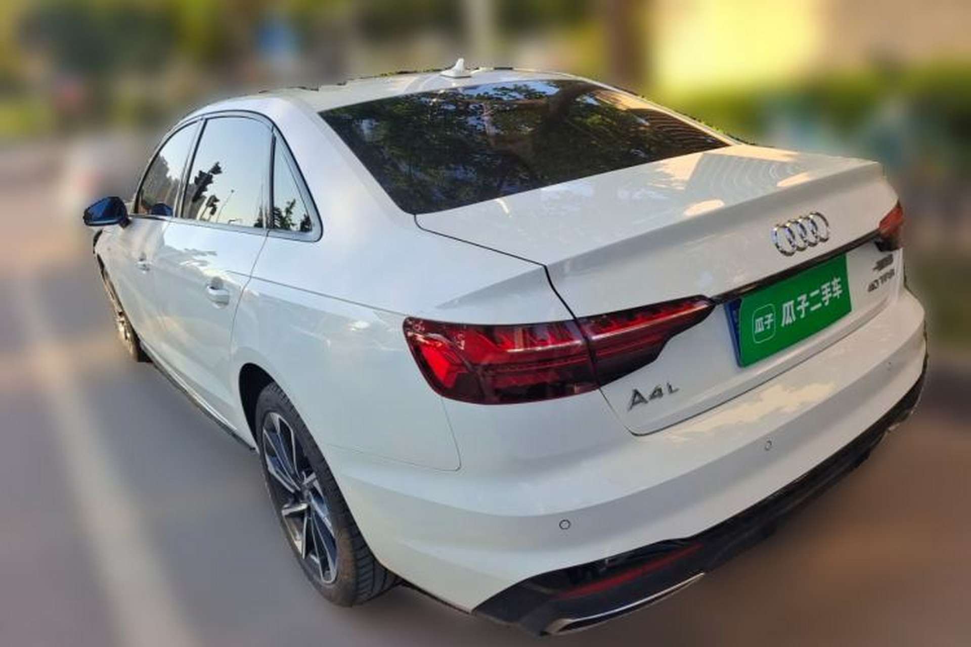 Used Audi A4L 2023 40 TFSI Luxury Dynamic Model Rear Left 45 Deg
