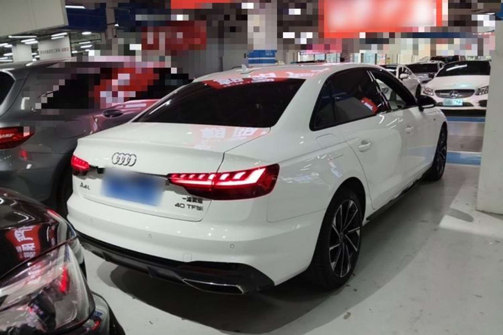 Used Audi A4L 2023 40 TFSI Luxury Dynamic Model Rear Right 45 Deg