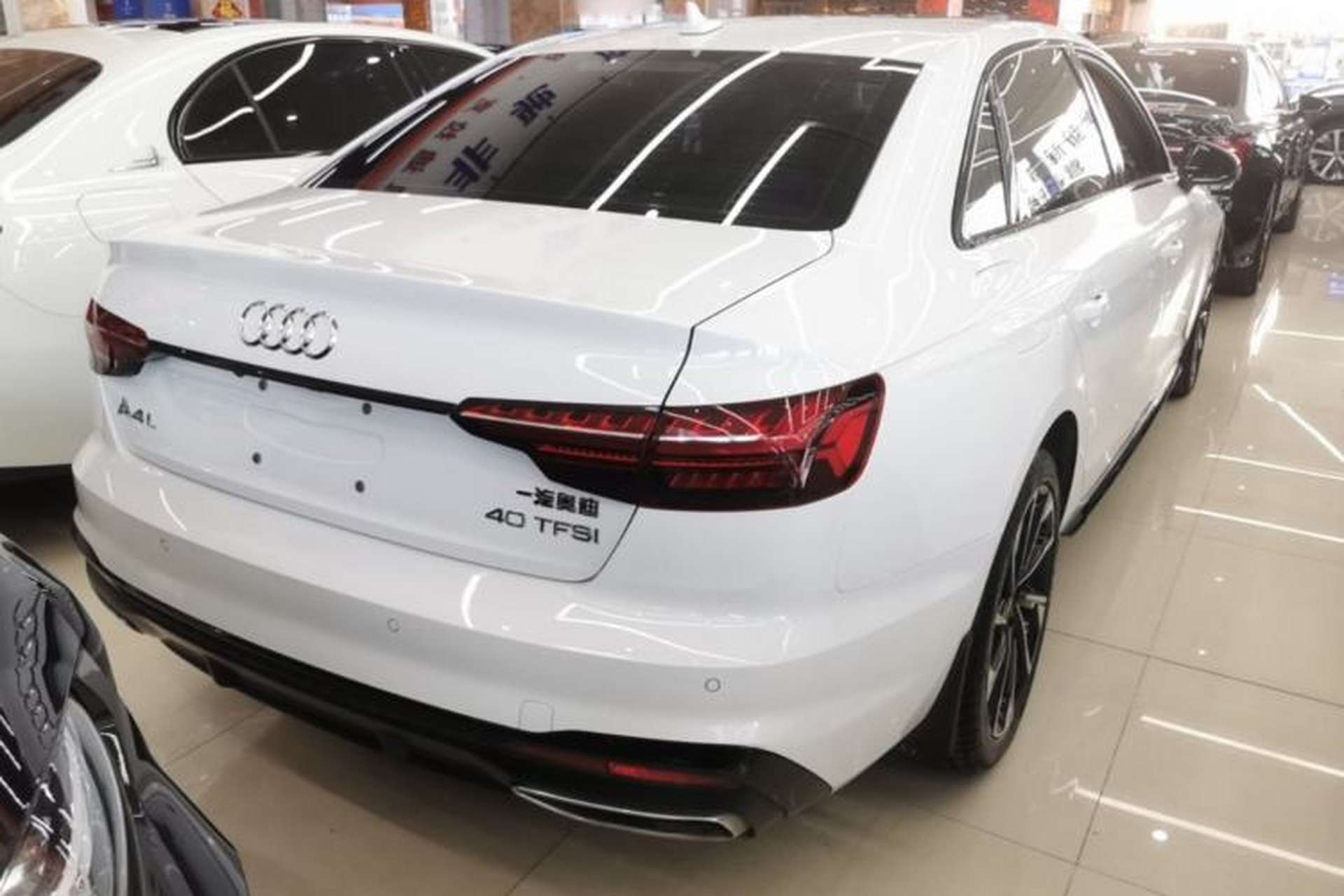 Used Audi A4L 2023 40 TFSI Luxury Dynamic Model Rear Right 45 Deg