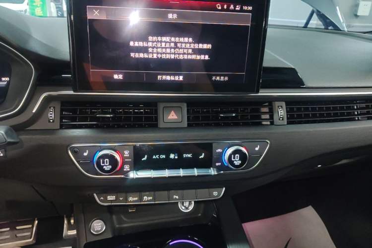 Used Audi A4L 2024 40 TFSI Luxury Dynamic Edition Audio And AC Panel